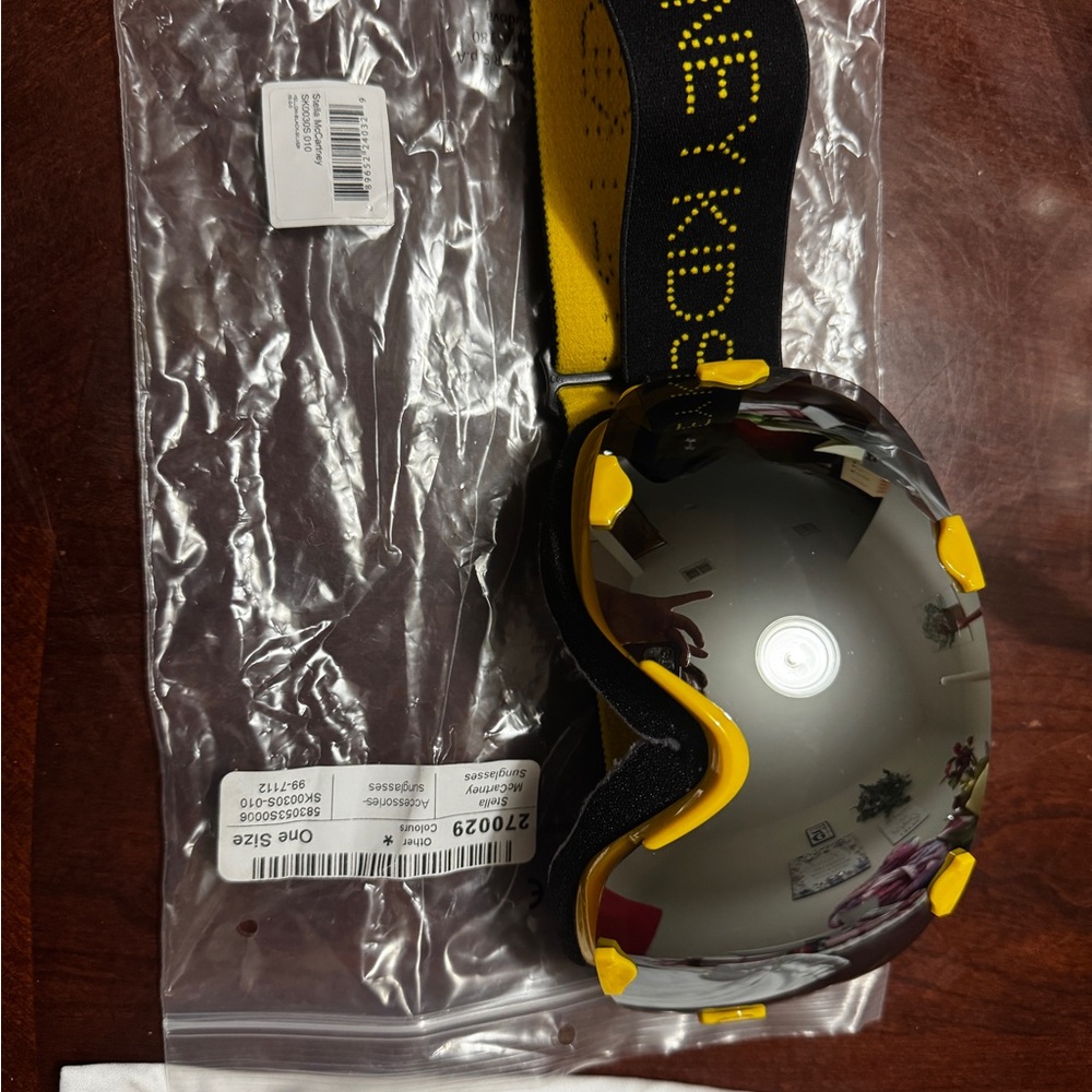 Stella McCartney Kids Black and Yellow Ski Goggles